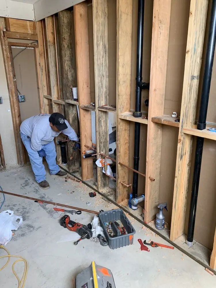Commercial rough-in plumbing for Water Heater Replacement in Presley Heights